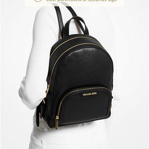 Michael Kors Jaycee Medium Pebbled Leather Backpack